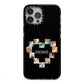 Photos of Home Personalised iPhone 13 Pro Max Black Impact Case on Silver phone