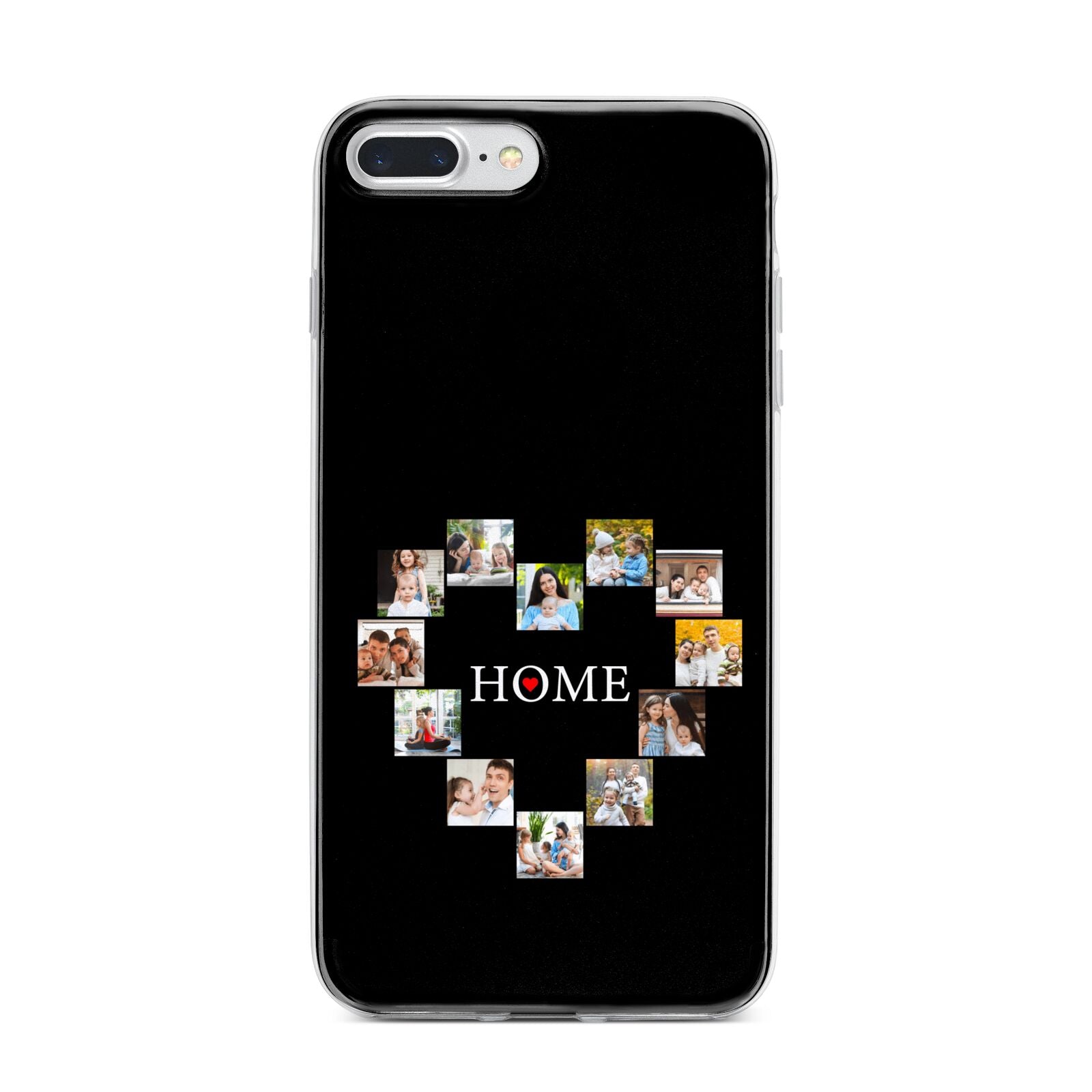 Photos of Home Personalised iPhone 7 Plus Bumper Case on Silver iPhone