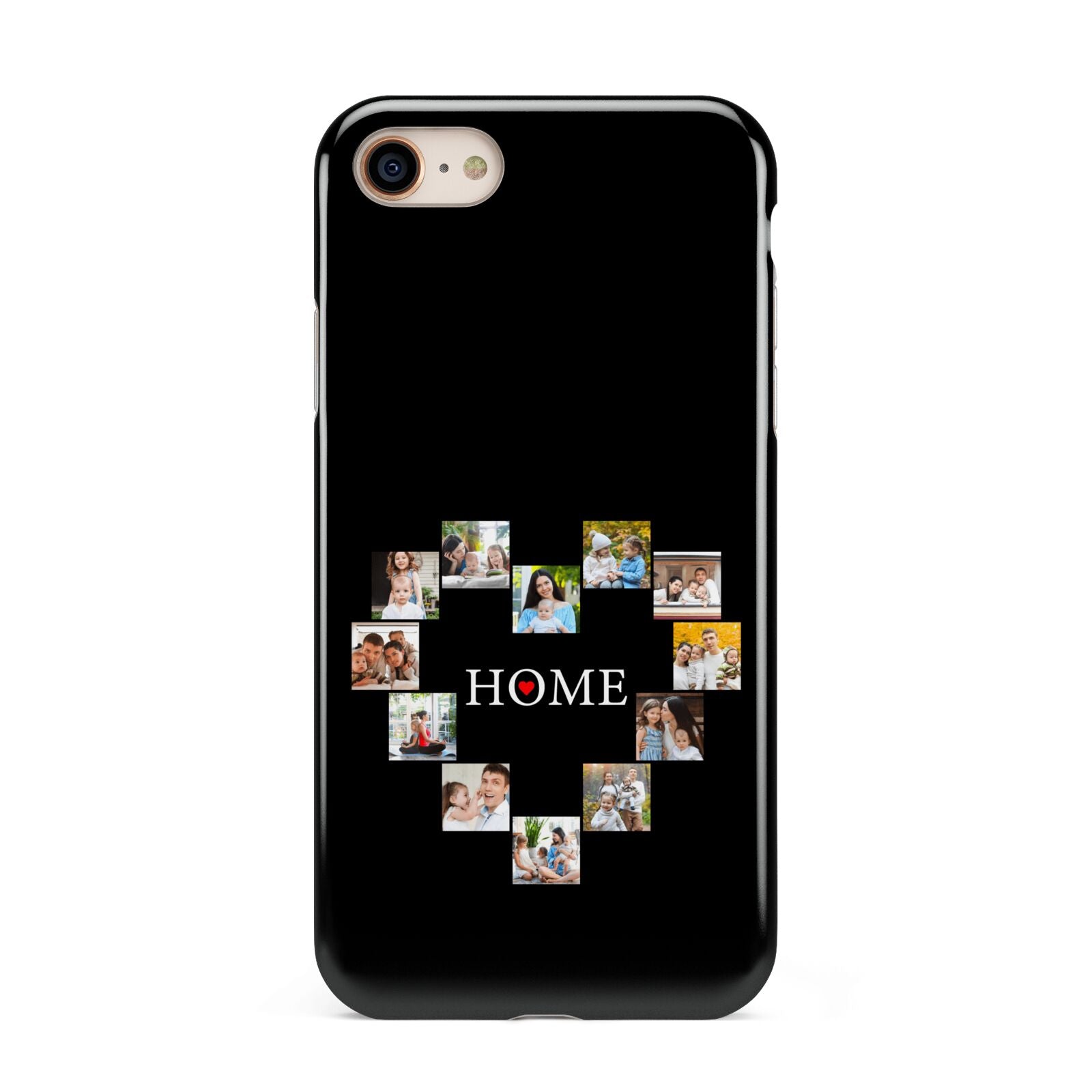 Photos of Home Personalised iPhone 8 3D Tough Case on Gold Phone