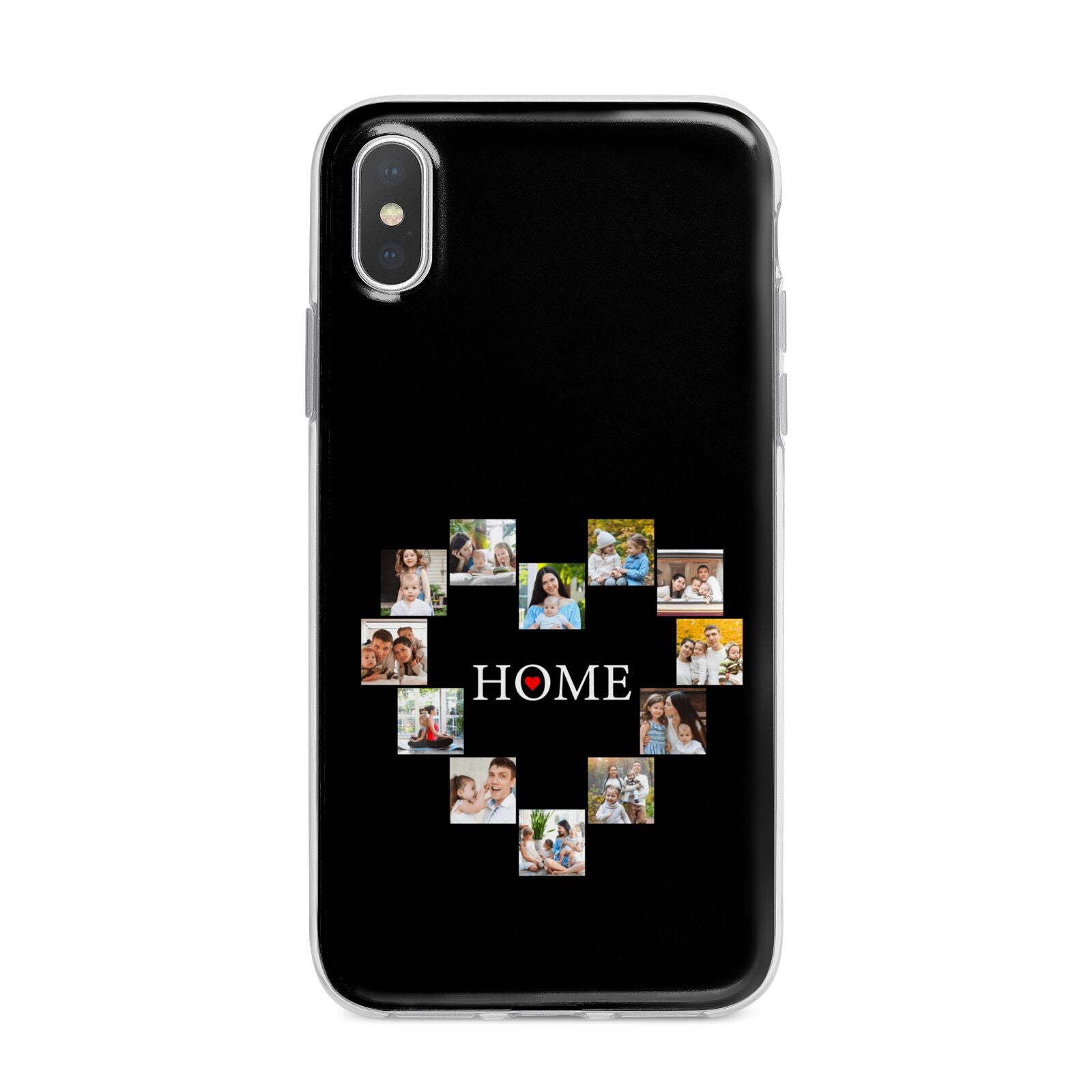 Photos of Home Personalised iPhone X Bumper Case on Silver iPhone Alternative Image 1
