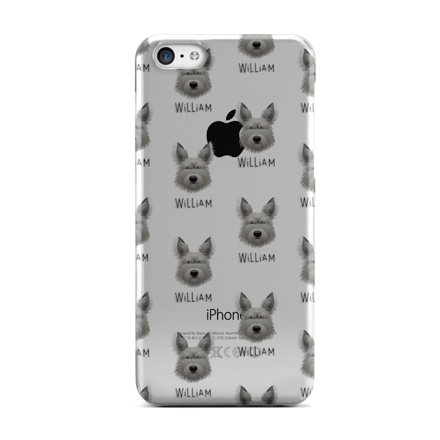 Picardy Sheepdog Icon with Name Apple iPhone 5c Case