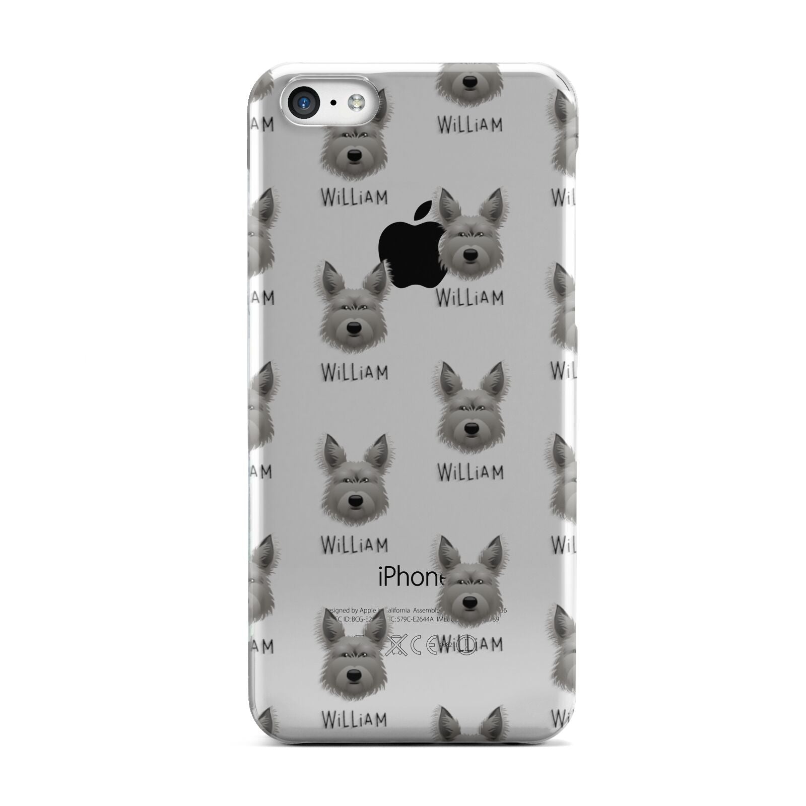 Picardy Sheepdog Icon with Name Apple iPhone 5c Case