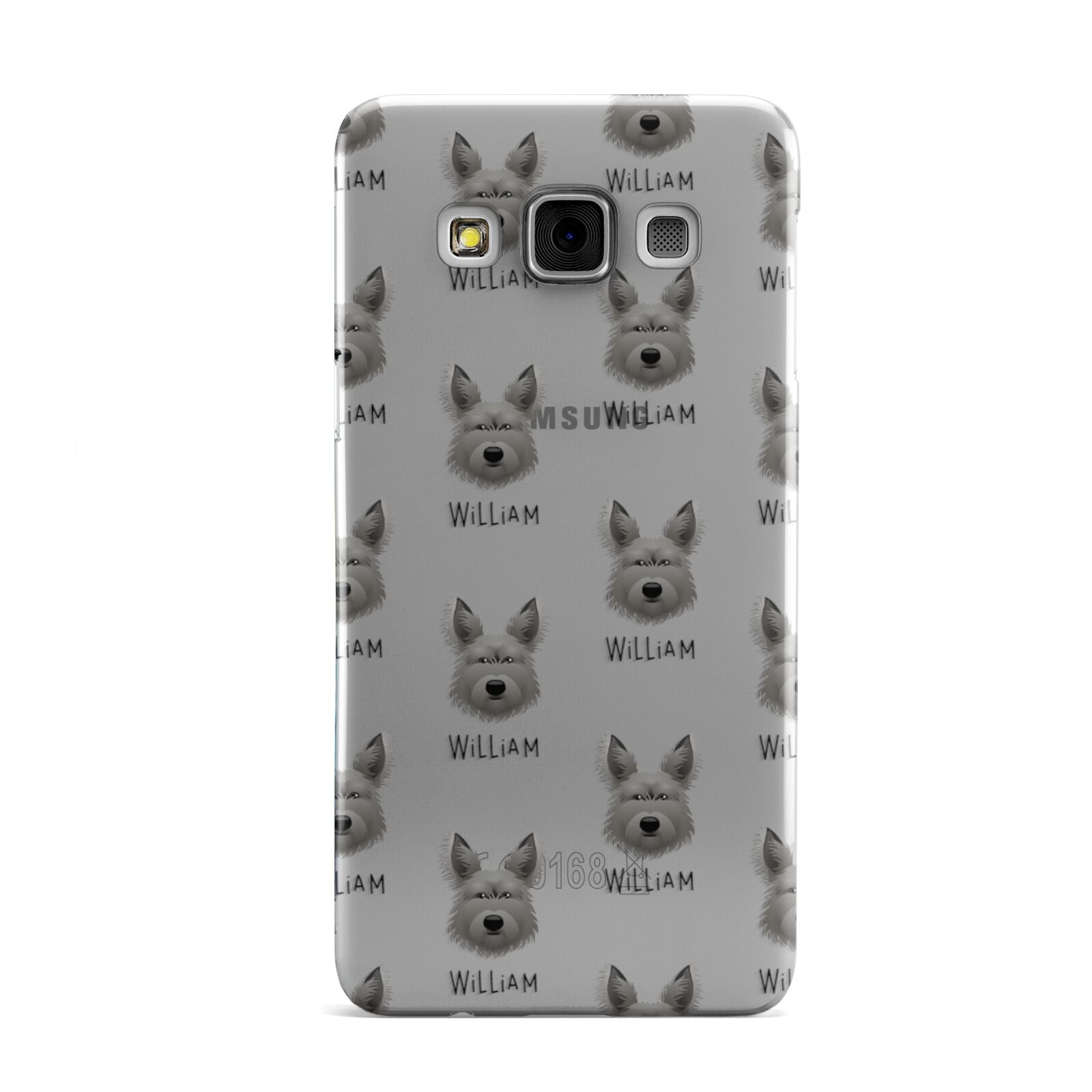 Picardy Sheepdog Icon with Name Samsung Galaxy A3 Case