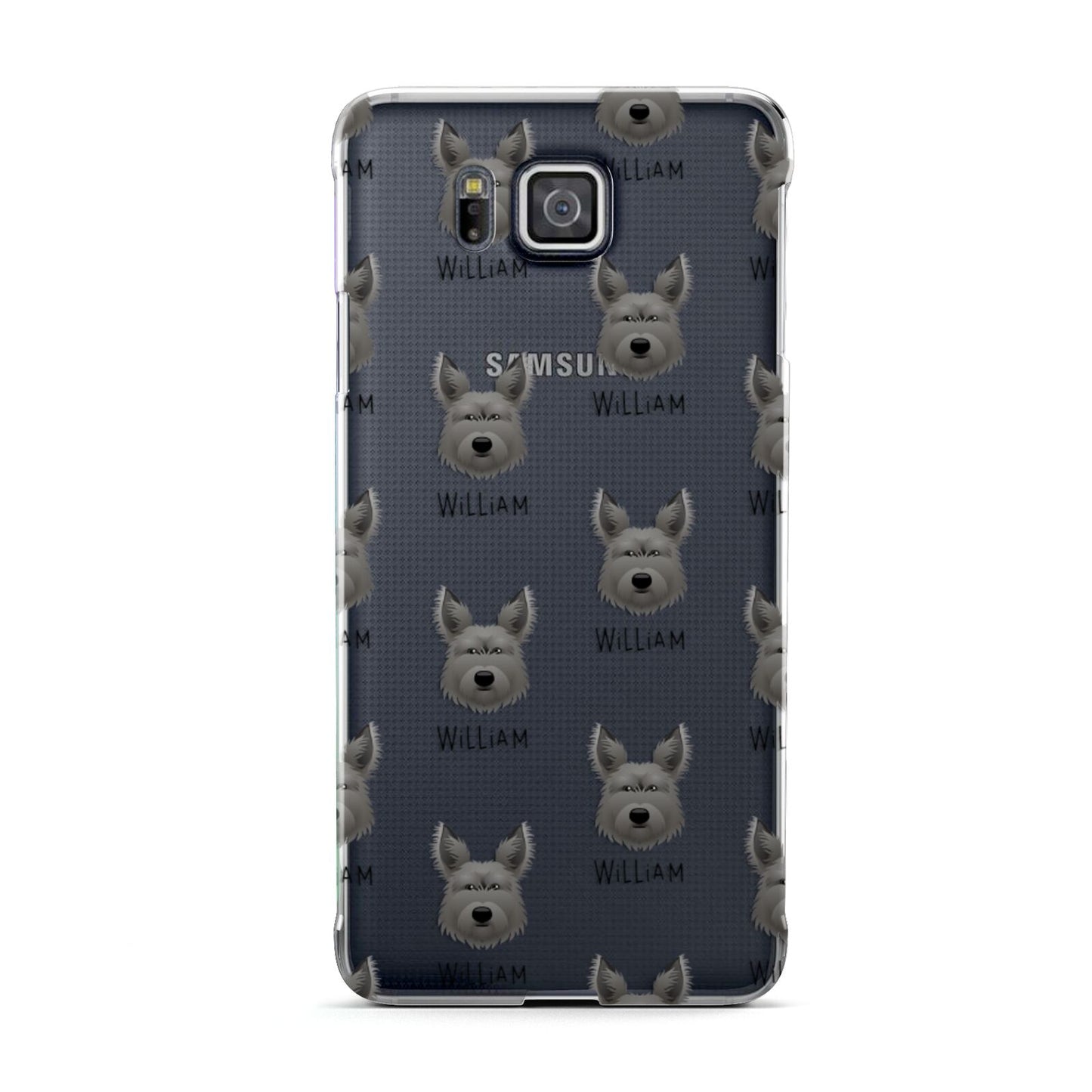 Picardy Sheepdog Icon with Name Samsung Galaxy Alpha Case