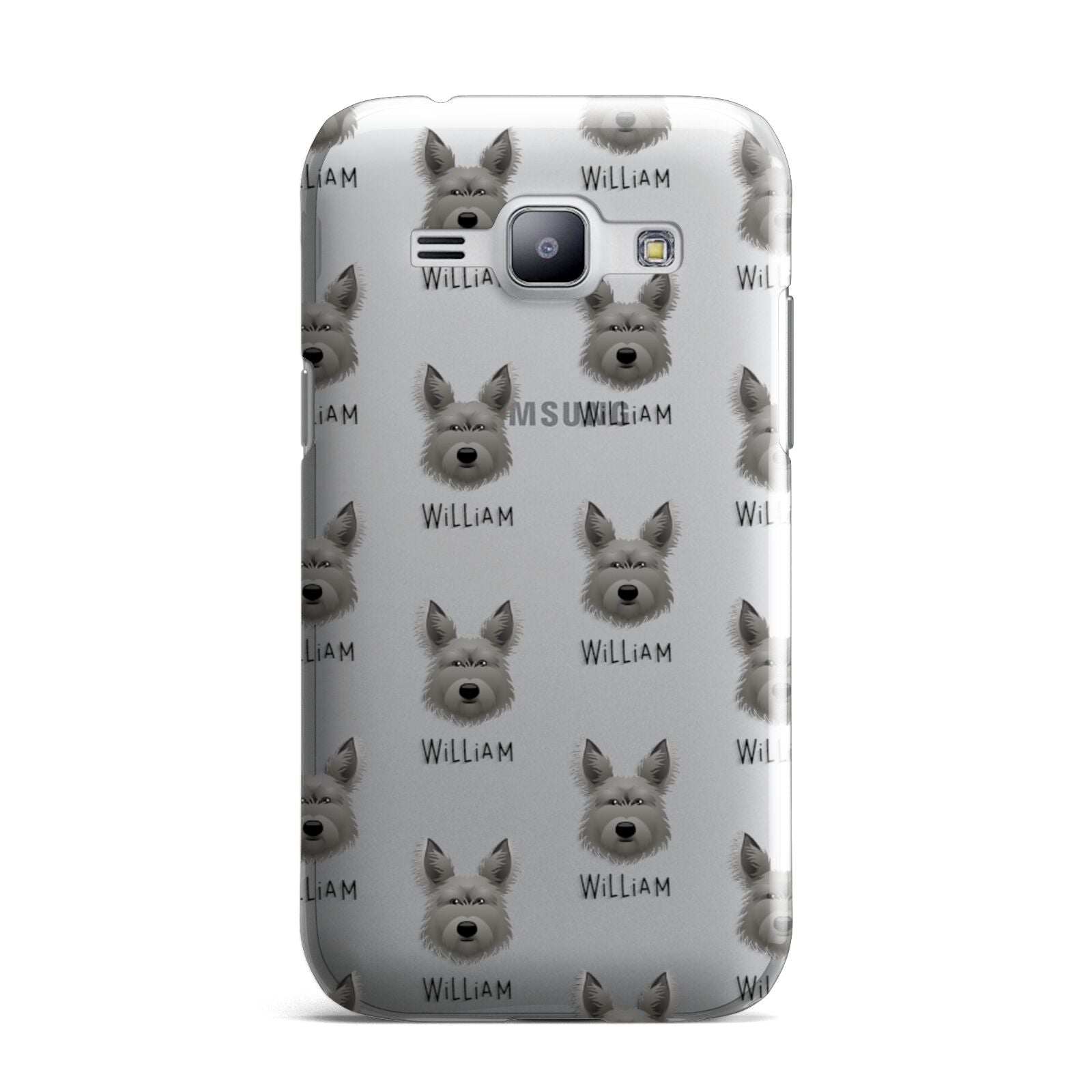 Picardy Sheepdog Icon with Name Samsung Galaxy J1 2015 Case