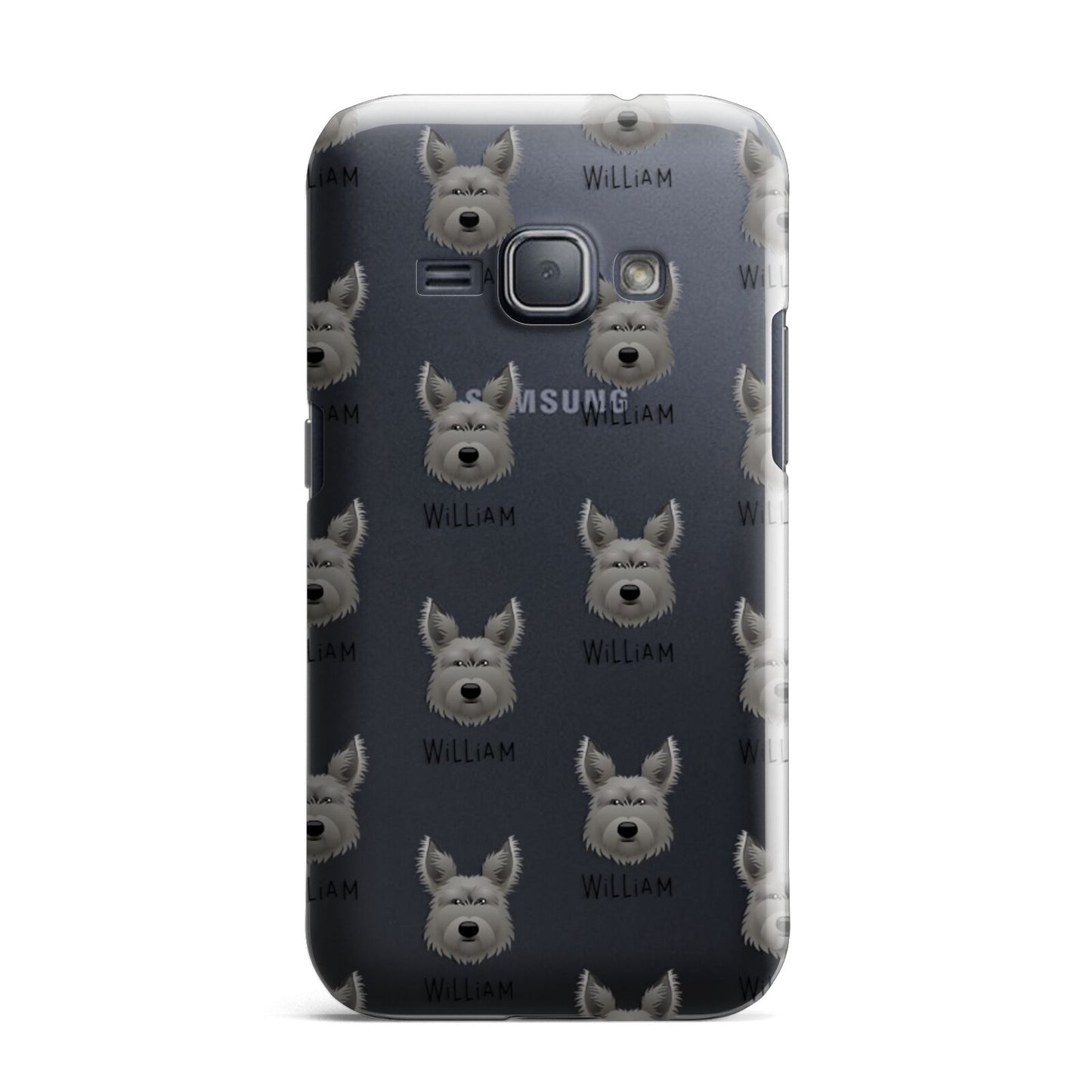 Picardy Sheepdog Icon with Name Samsung Galaxy J1 2016 Case