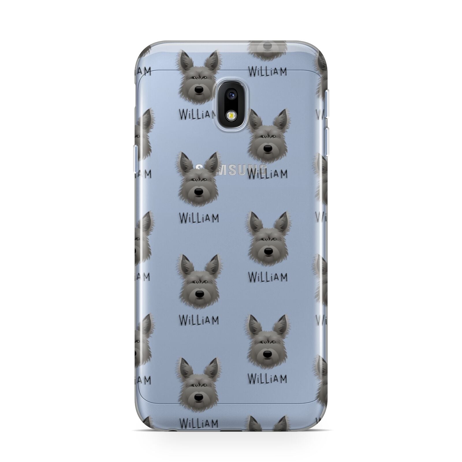 Picardy Sheepdog Icon with Name Samsung Galaxy J3 2017 Case