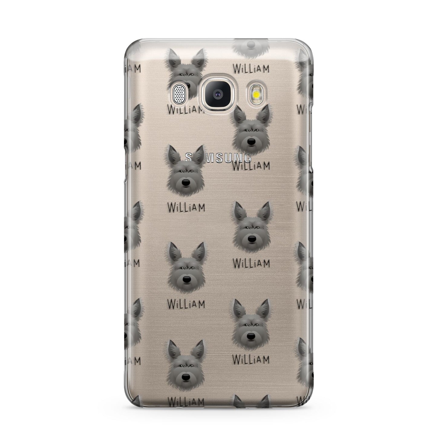 Picardy Sheepdog Icon with Name Samsung Galaxy J5 2016 Case