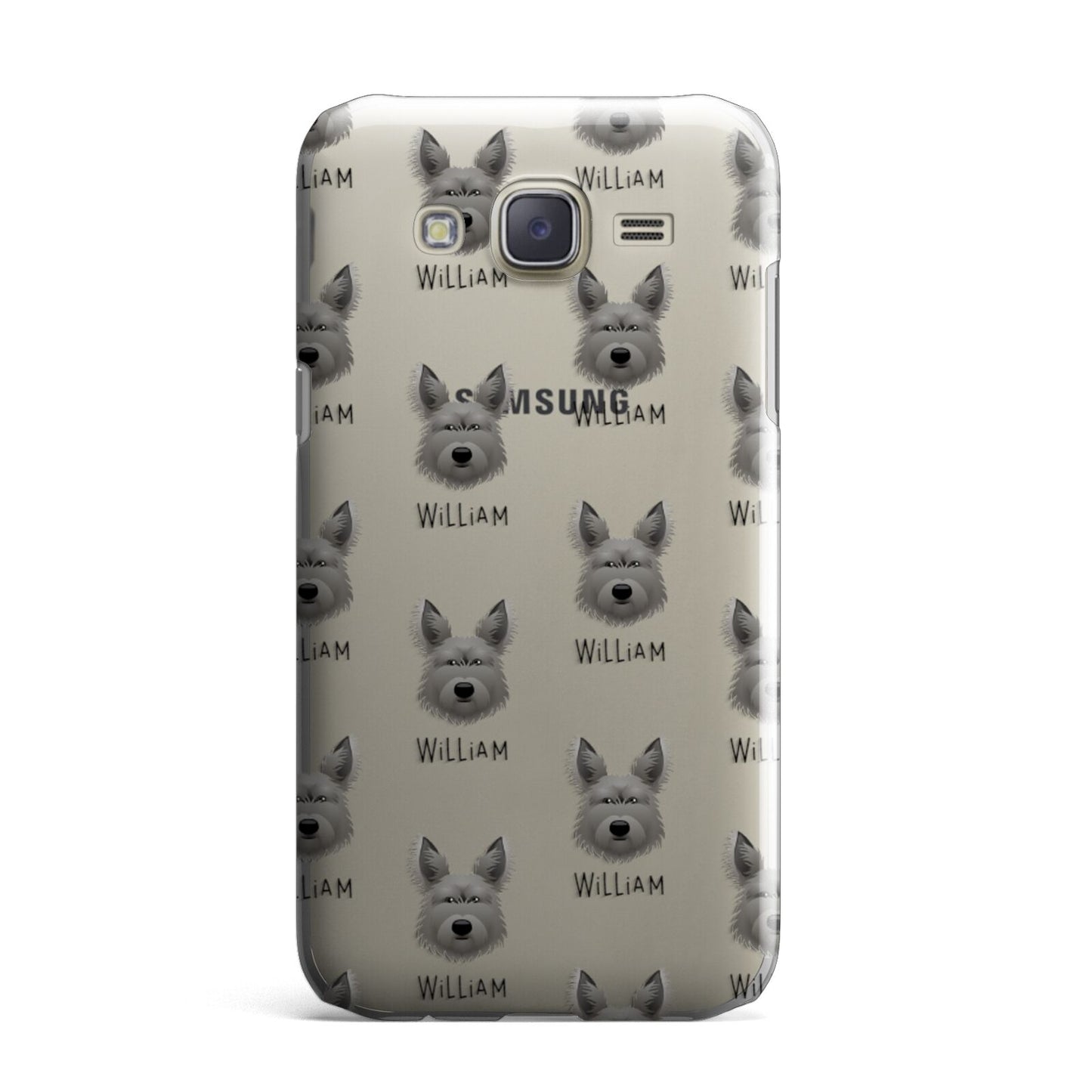 Picardy Sheepdog Icon with Name Samsung Galaxy J7 Case