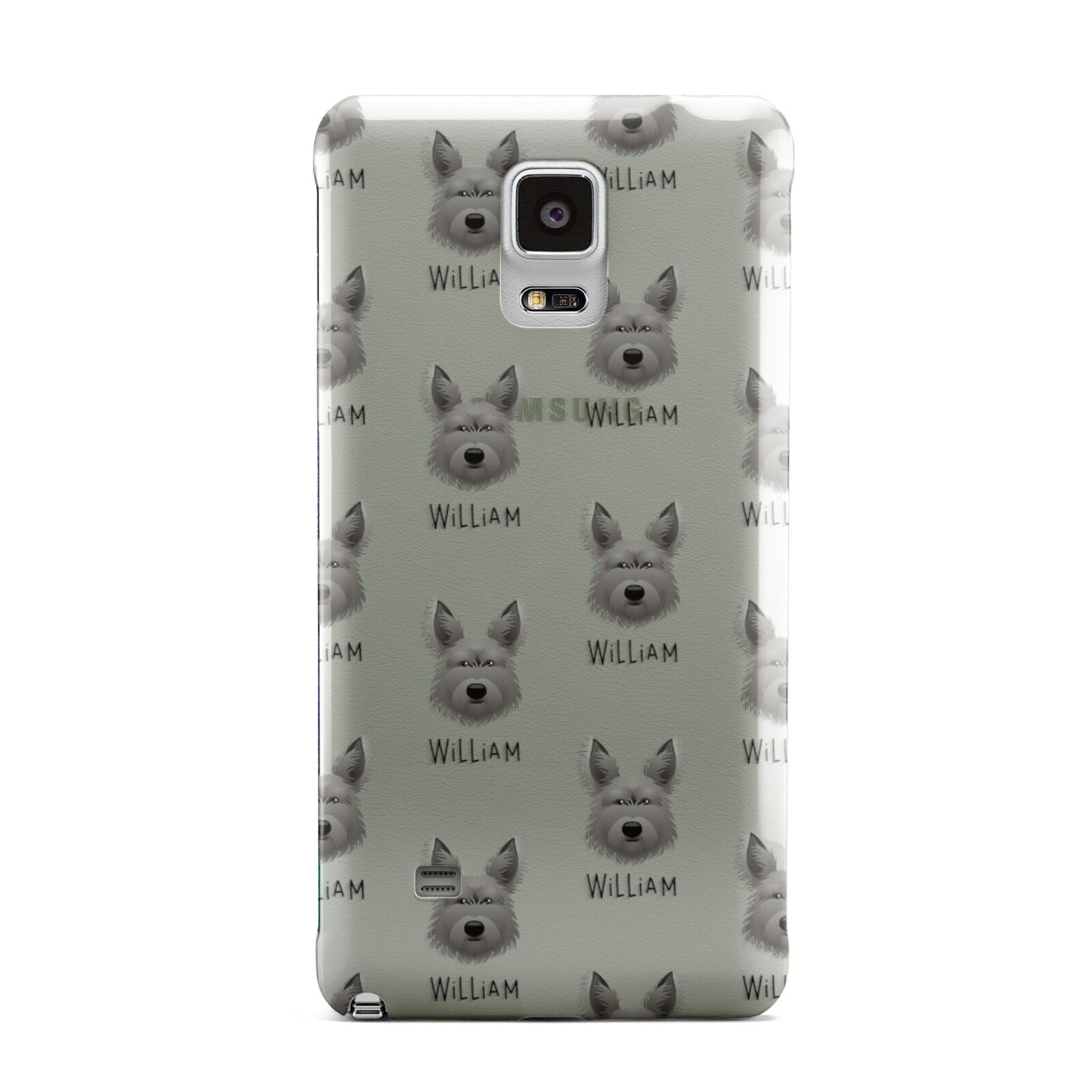 Picardy Sheepdog Icon with Name Samsung Galaxy Note 4 Case