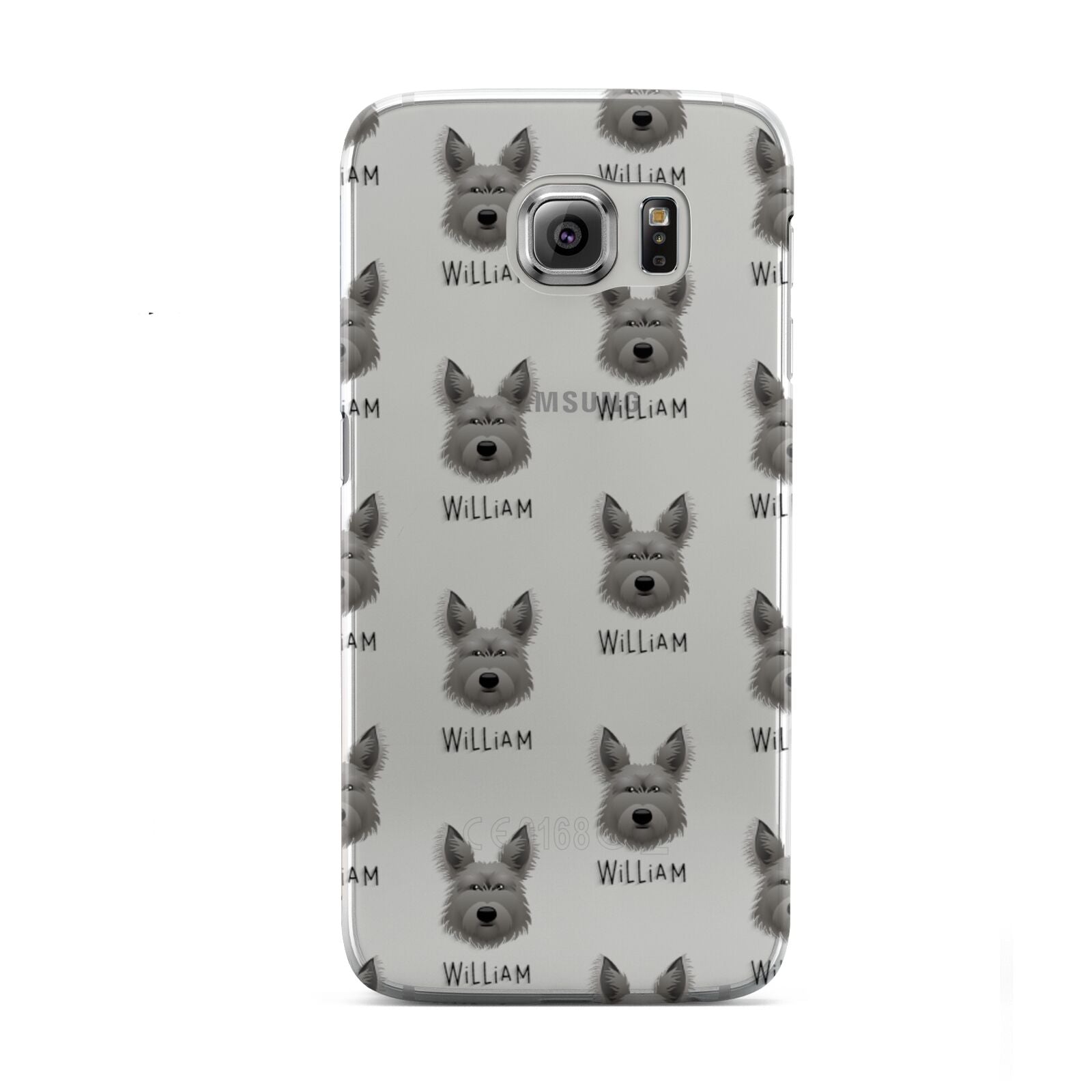 Picardy Sheepdog Icon with Name Samsung Galaxy S6 Case
