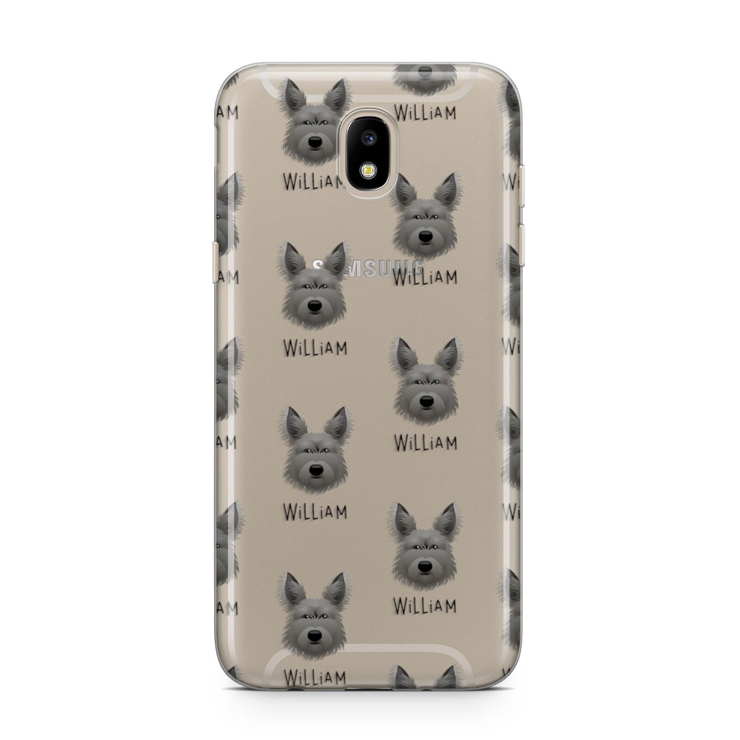 Picardy Sheepdog Icon with Name Samsung J5 2017 Case