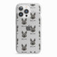 Picardy Sheepdog Icon with Name iPhone 13 Pro TPU Impact Case with White Edges