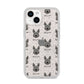 Picardy Sheepdog Icon with Name iPhone 14 Glitter Tough Case Starlight