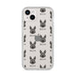 Picardy Sheepdog Icon with Name iPhone 14 Plus Clear Tough Case Starlight