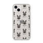 Picardy Sheepdog Icon with Name iPhone 14 Plus Glitter Tough Case Starlight