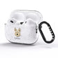 Picardy Sheepdog Personalised AirPods Pro Glitter Case Side Image