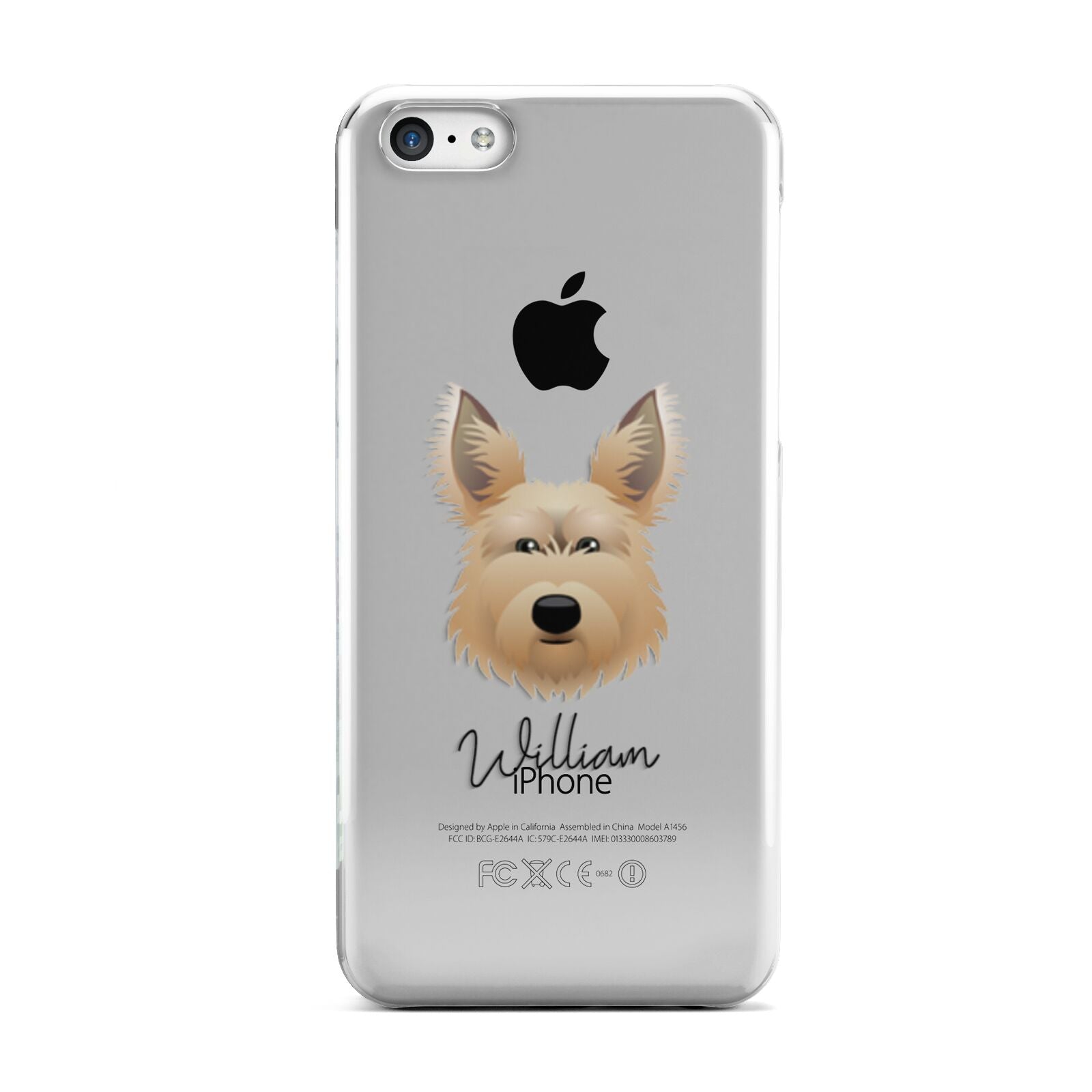Picardy Sheepdog Personalised Apple iPhone 5c Case