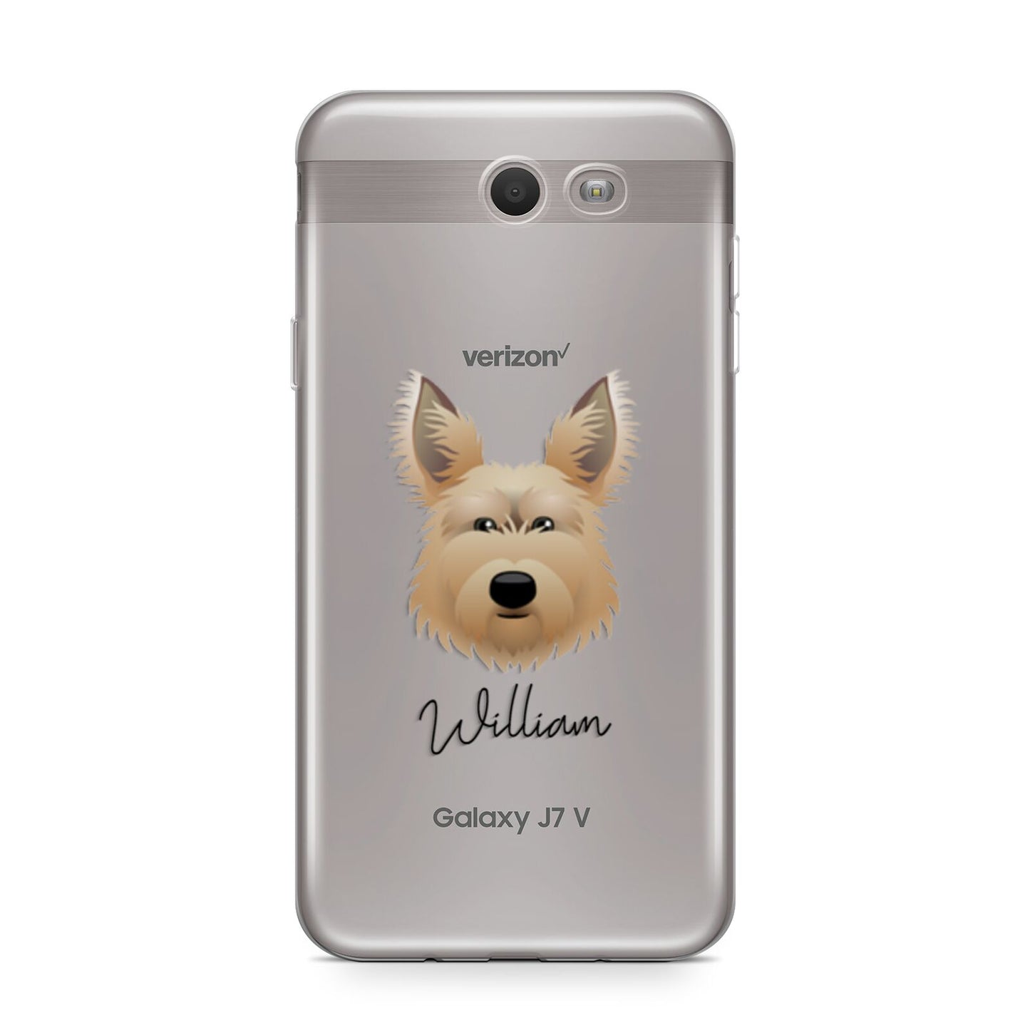 Picardy Sheepdog Personalised Samsung Galaxy J7 2017 Case