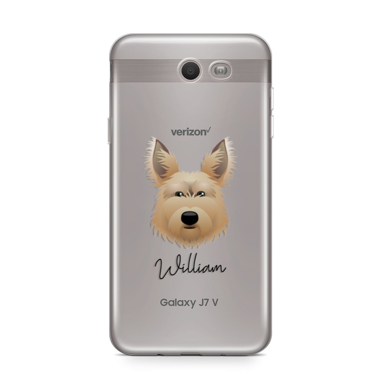 Picardy Sheepdog Personalised Samsung Galaxy J7 2017 Case