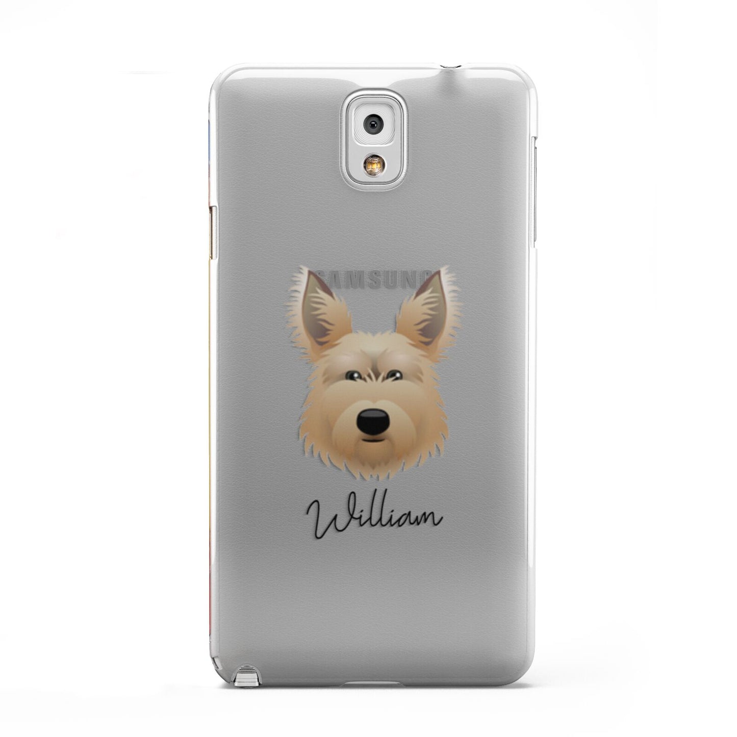 Picardy Sheepdog Personalised Samsung Galaxy Note 3 Case