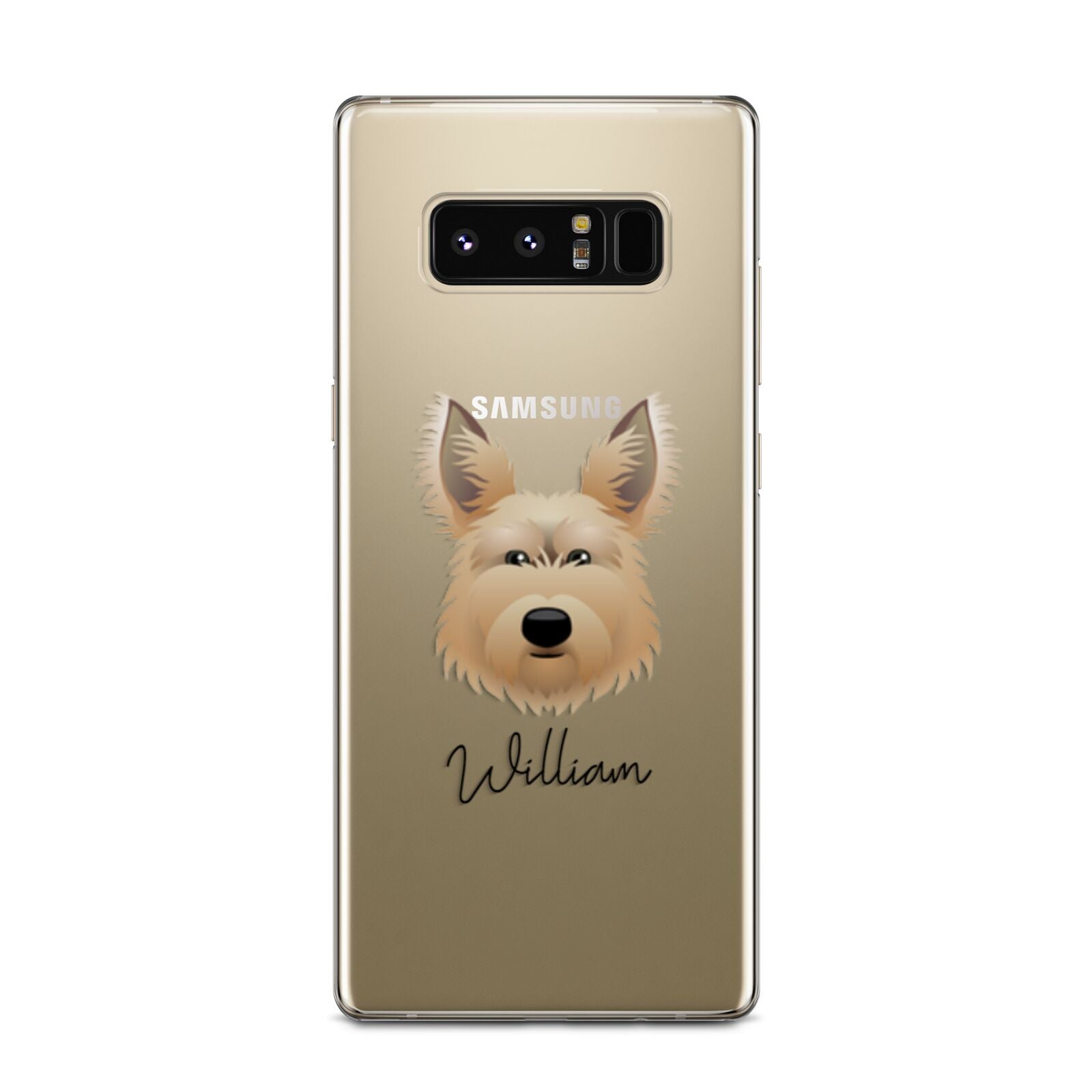 Picardy Sheepdog Personalised Samsung Galaxy Note 8 Case