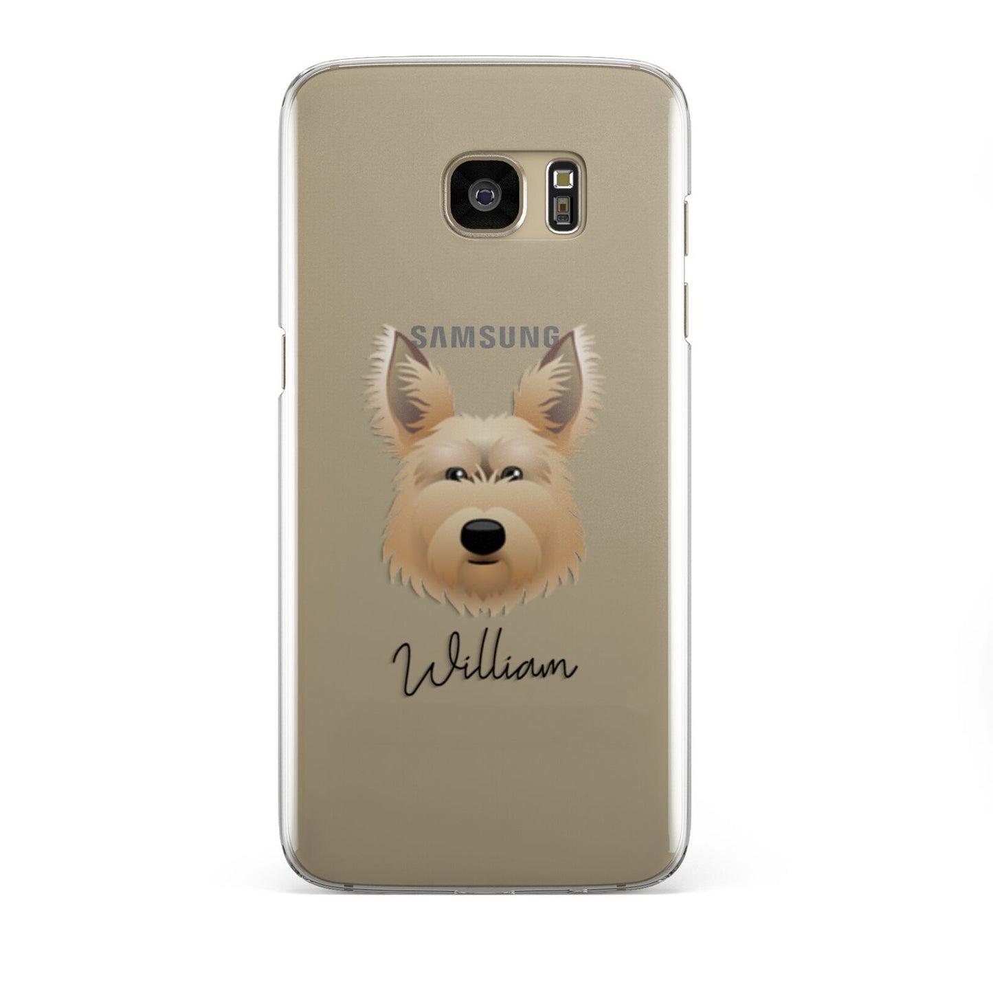 Picardy Sheepdog Personalised Samsung Galaxy S7 Edge Case
