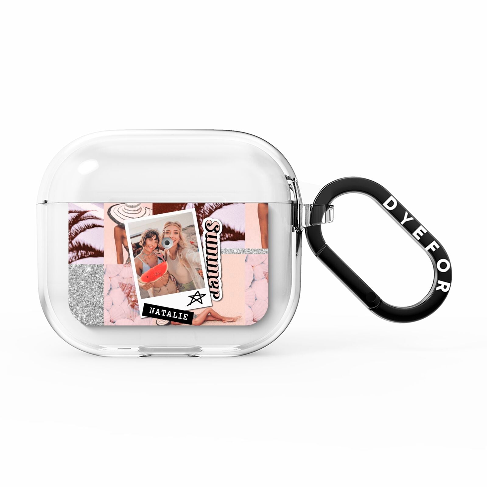 Picture Collage Personalised AirPods Clear Case 3rd Gen