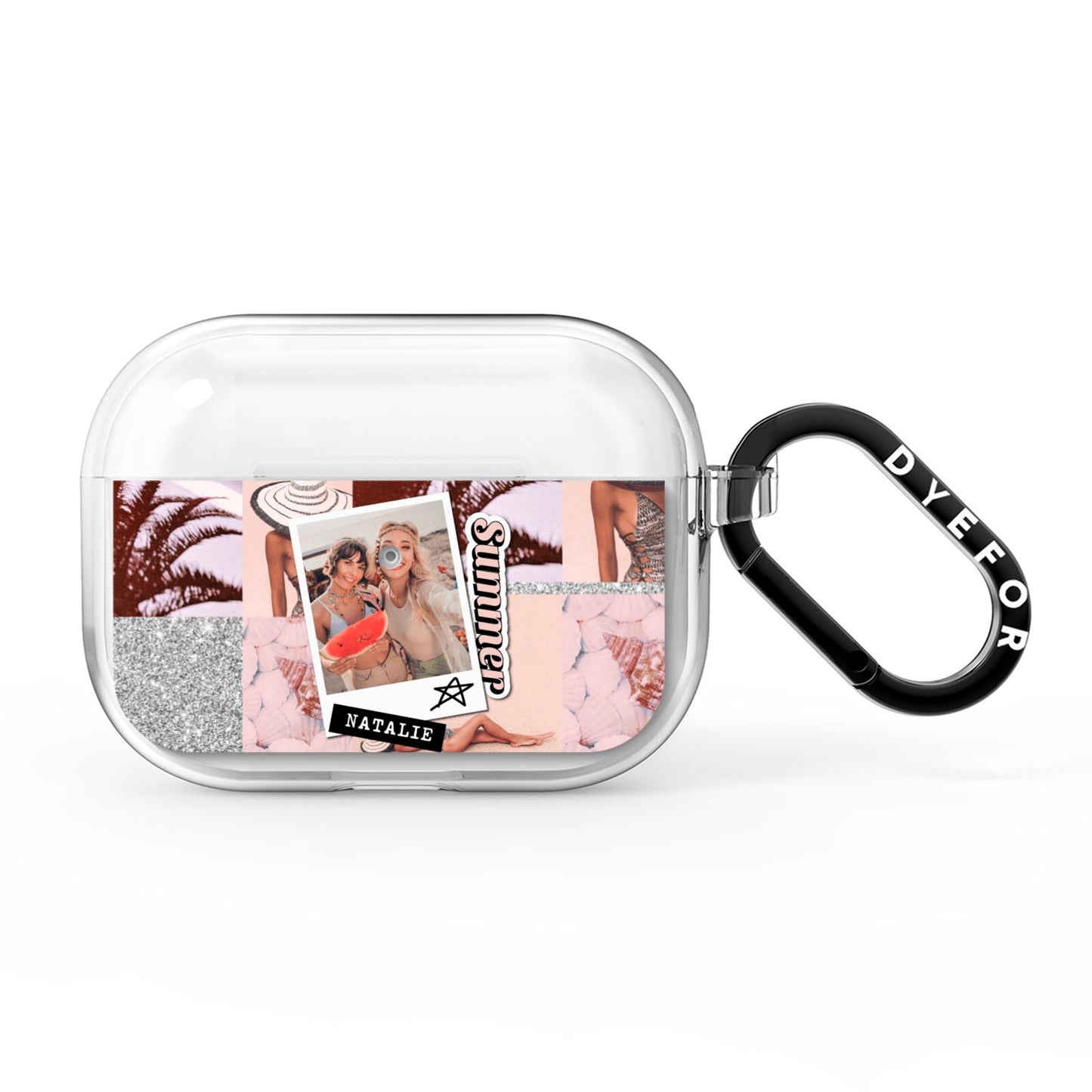 Picture Collage Personalised AirPods Pro Clear Case
