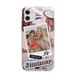 Picture Collage Personalised Apple iPhone 11 in White with Bumper Case