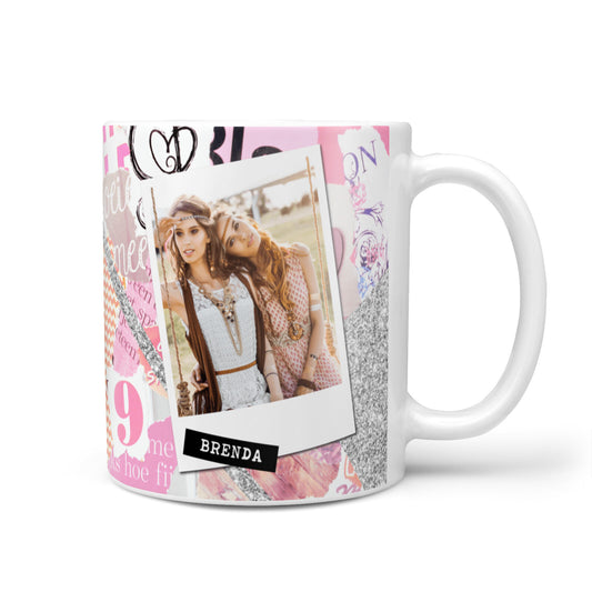 Picture Collage with Custom Photo 10oz Mug