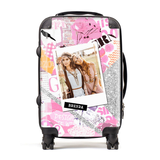 Picture Collage with Custom Photo Suitcase