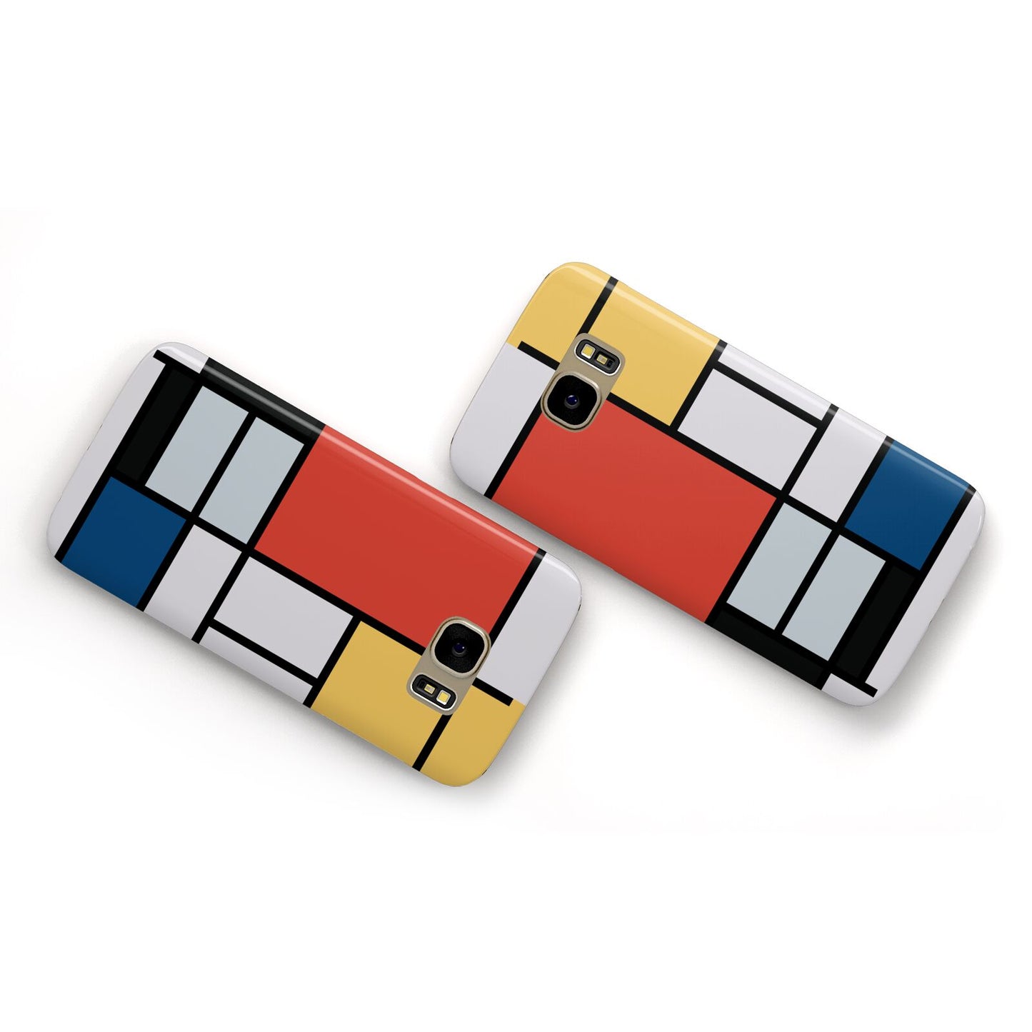 Piet Mondrian Composition Samsung Galaxy Case Flat Overview