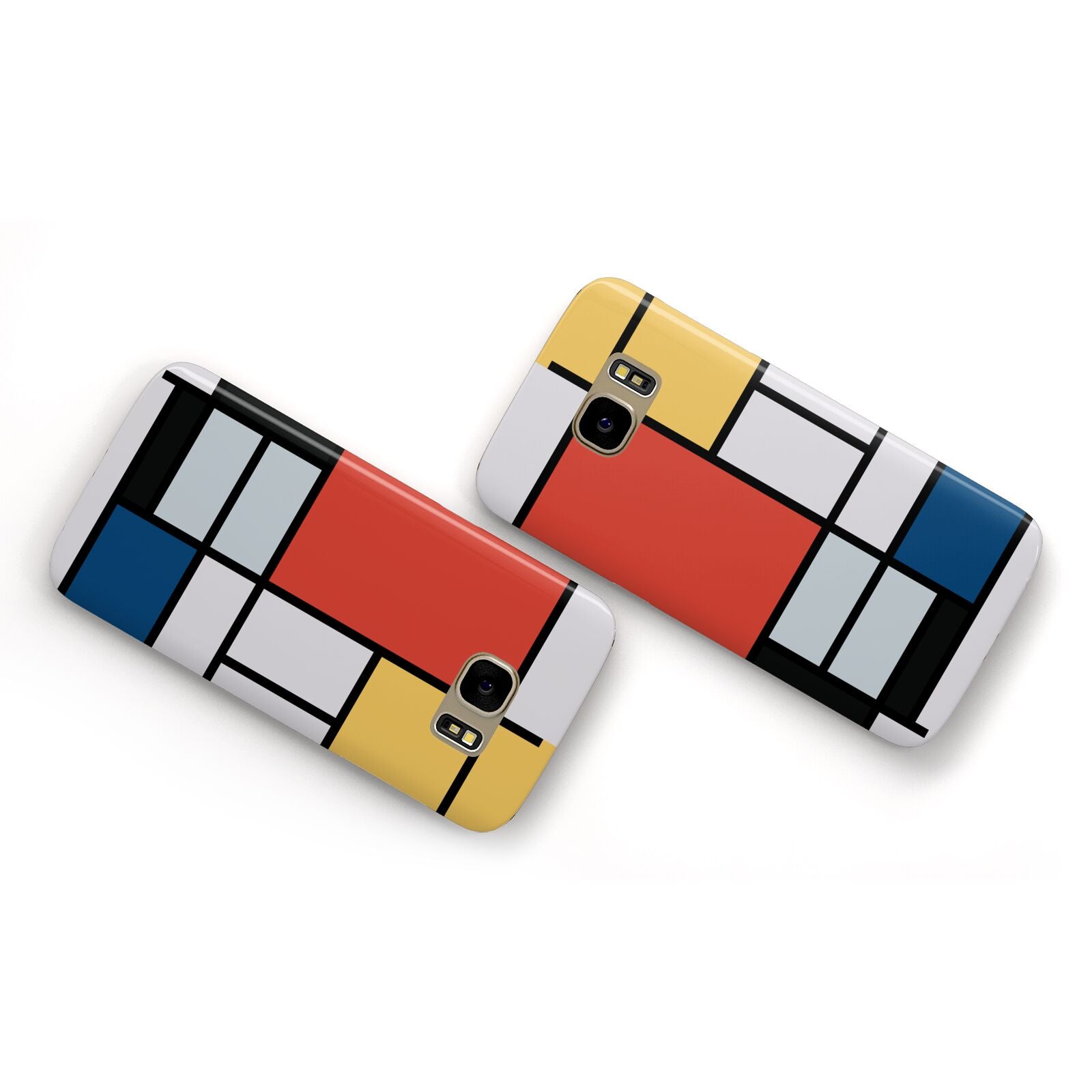 Piet Mondrian Composition Samsung Galaxy Case Flat Overview