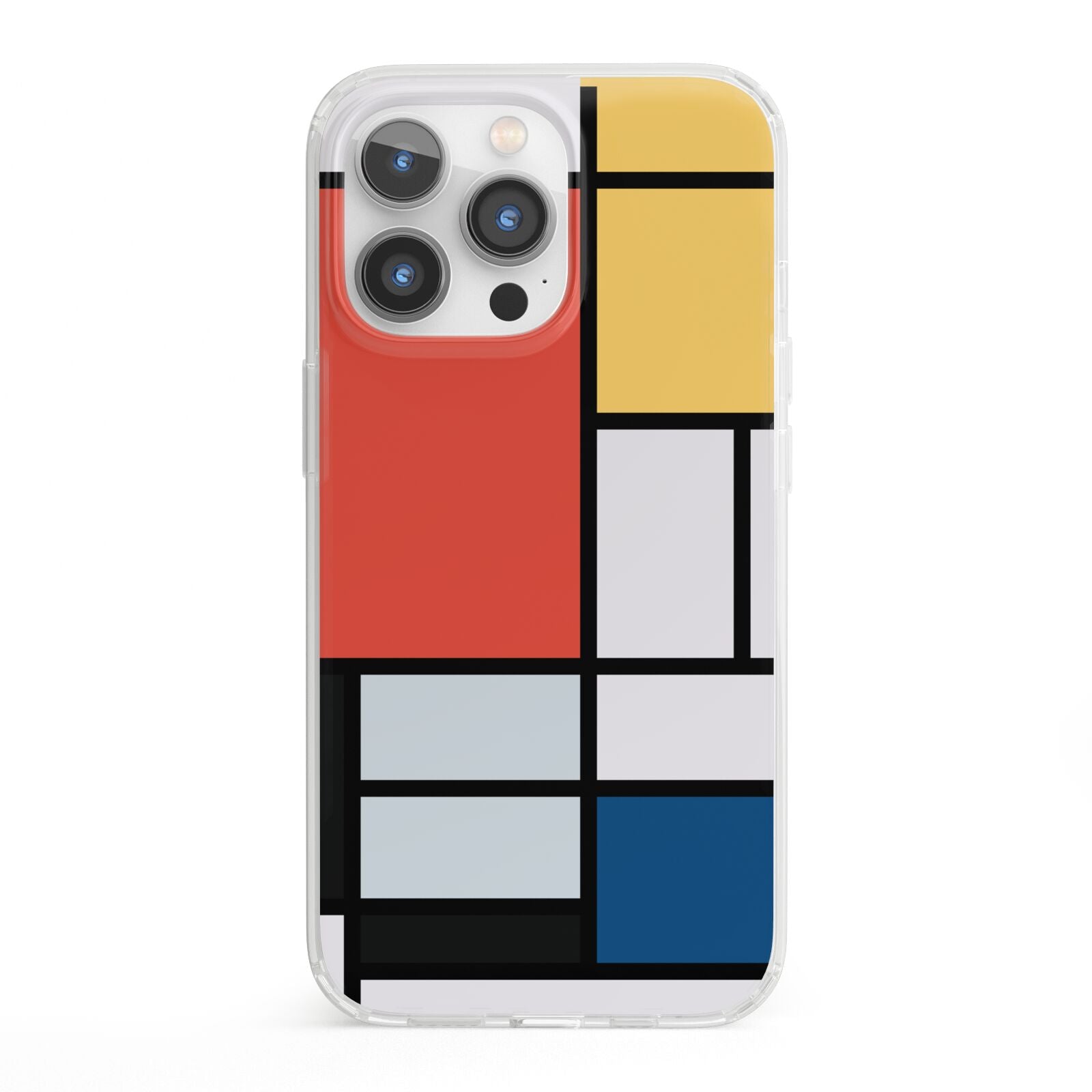 Piet Mondrian Composition iPhone 13 Pro Clear Bumper Case