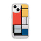 Piet Mondrian Composition iPhone 14 Clear Tough Case Starlight