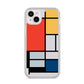 Piet Mondrian Composition iPhone 14 Plus Clear Tough Case Starlight
