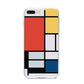 Piet Mondrian Composition iPhone 8 Plus Bumper Case on Silver iPhone