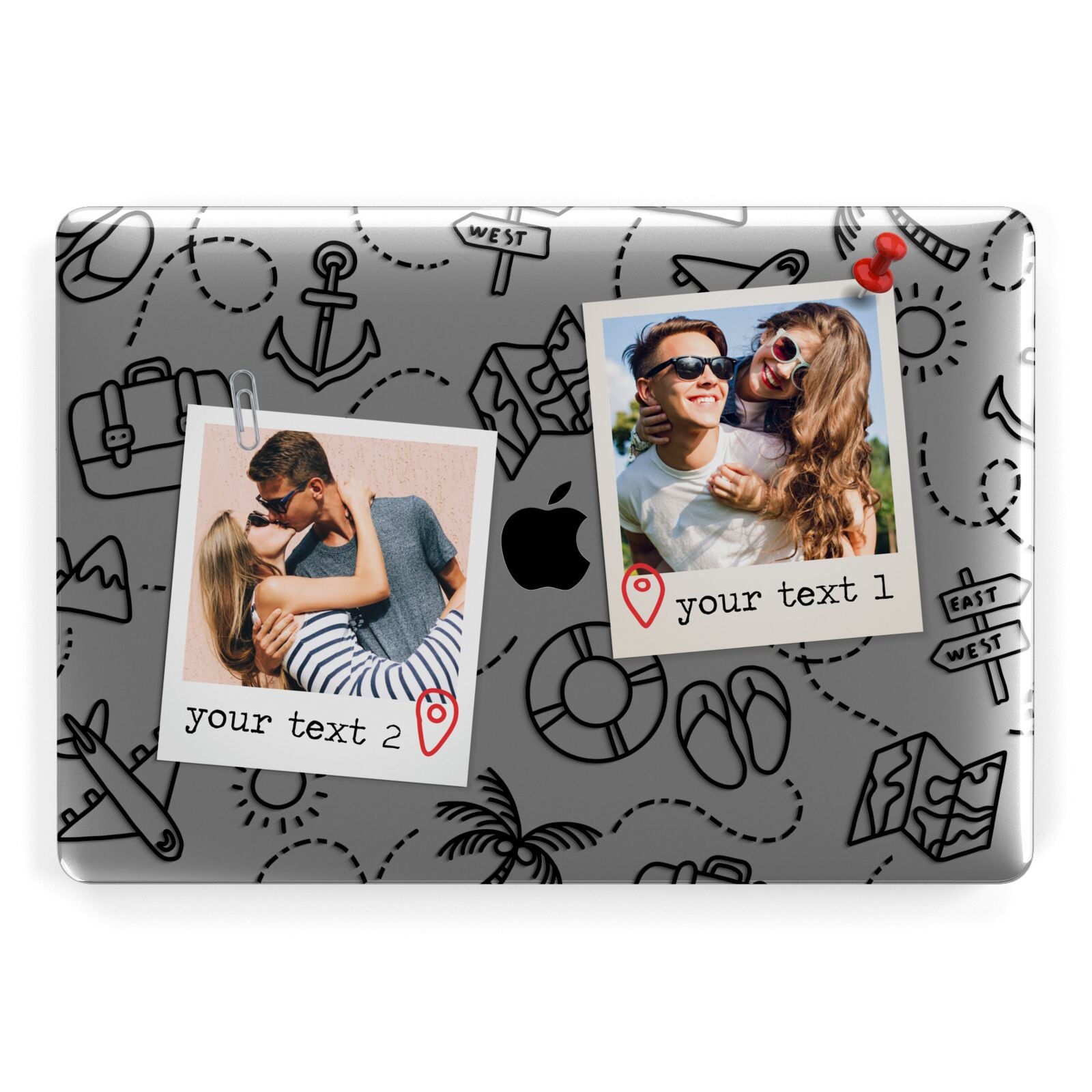Pinboard Photo Montage Upload Apple MacBook Case