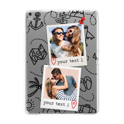 Pinboard Photo Montage Upload Apple iPad Silver Case