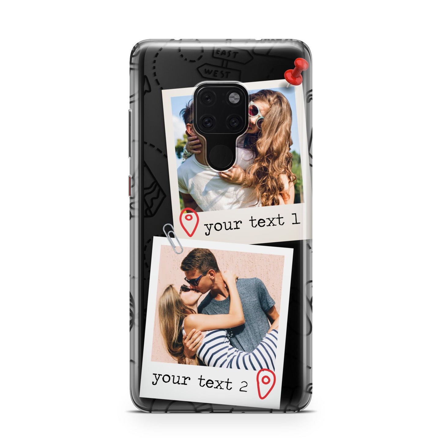 Pinboard Photo Montage Upload Huawei Mate 20 Phone Case