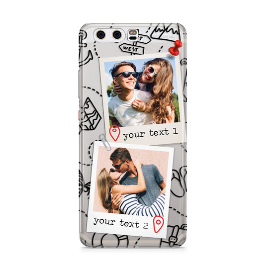 Pinboard Photo Montage Upload Huawei P10 Phone Case