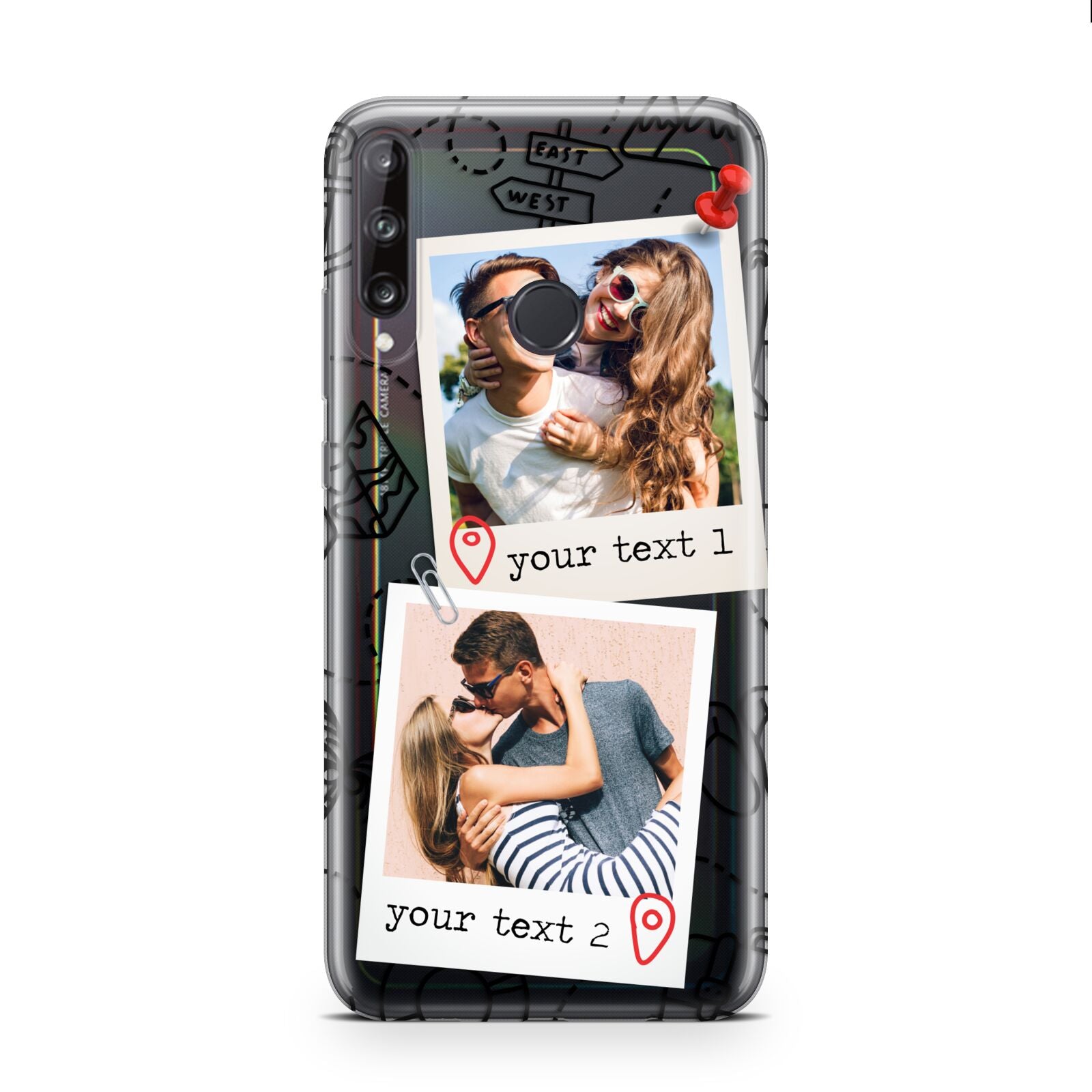 Pinboard Photo Montage Upload Huawei P40 Lite E Phone Case