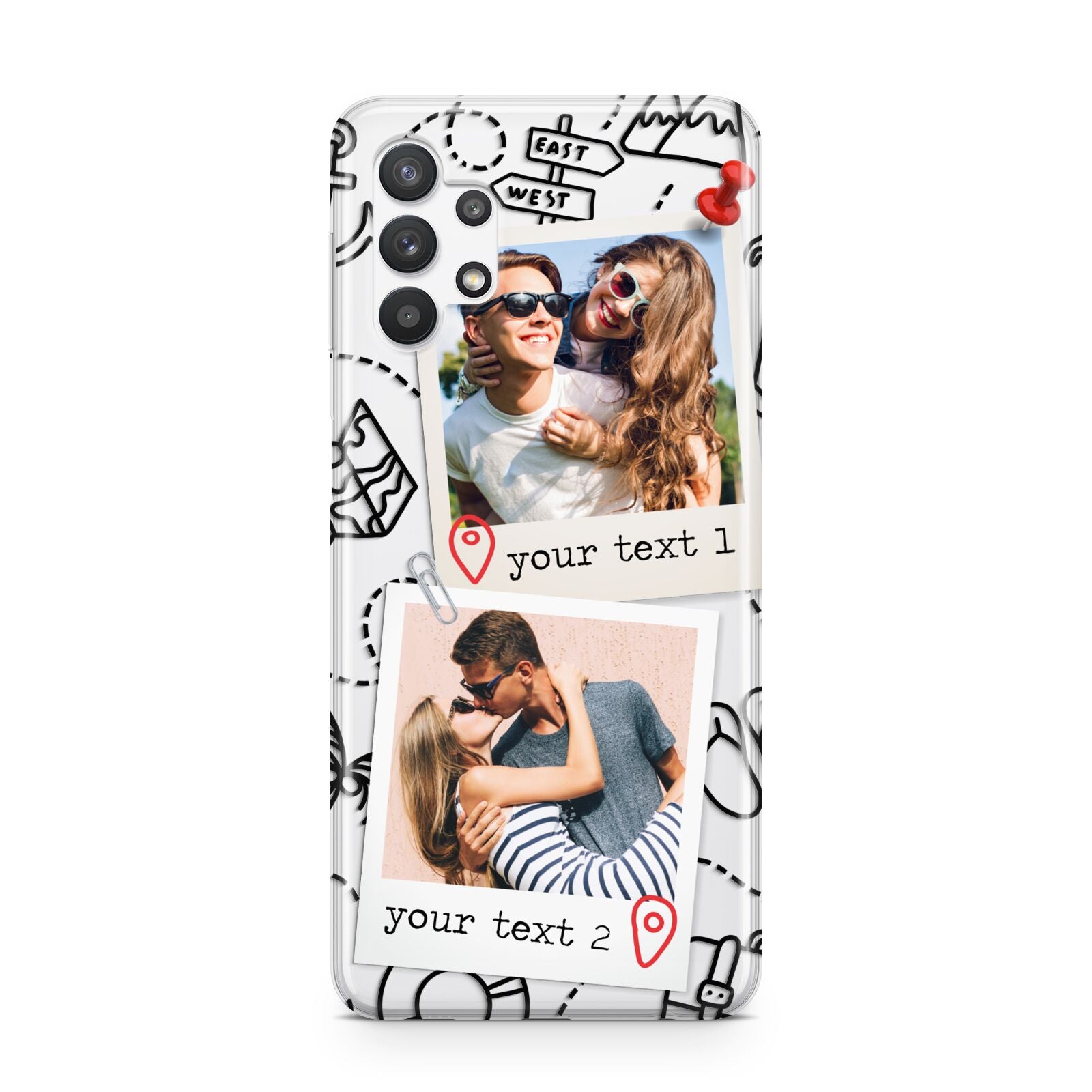 Pinboard Photo Montage Upload Samsung A32 5G Case