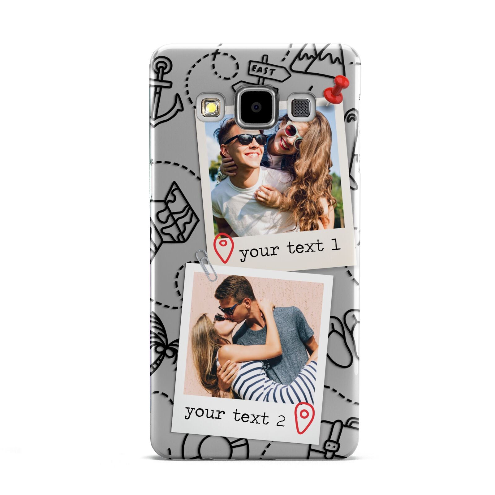 Pinboard Photo Montage Upload Samsung Galaxy A5 Case