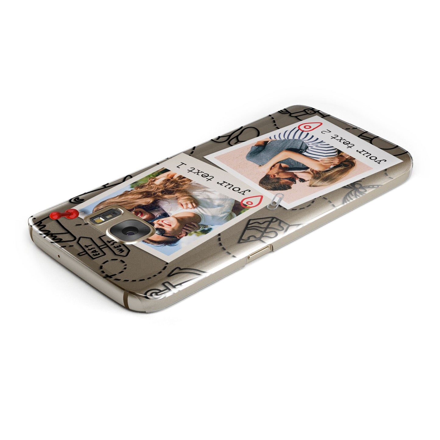 Pinboard Photo Montage Upload Samsung Galaxy Case Top Cutout