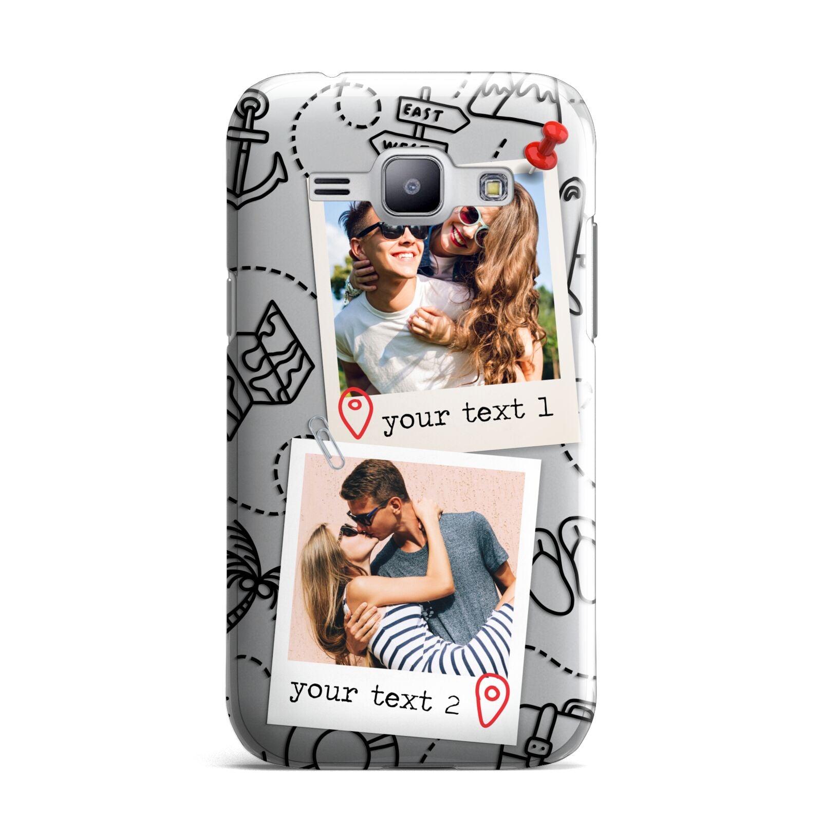 Pinboard Photo Montage Upload Samsung Galaxy J1 2015 Case