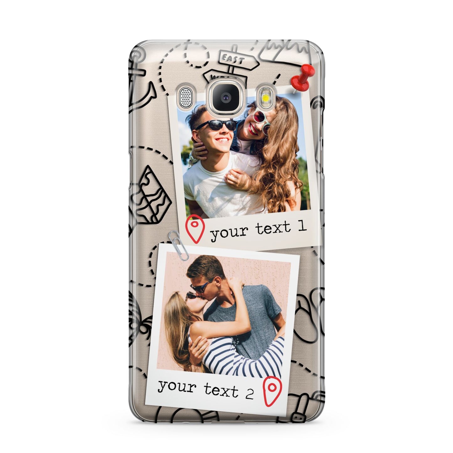 Pinboard Photo Montage Upload Samsung Galaxy J5 2016 Case