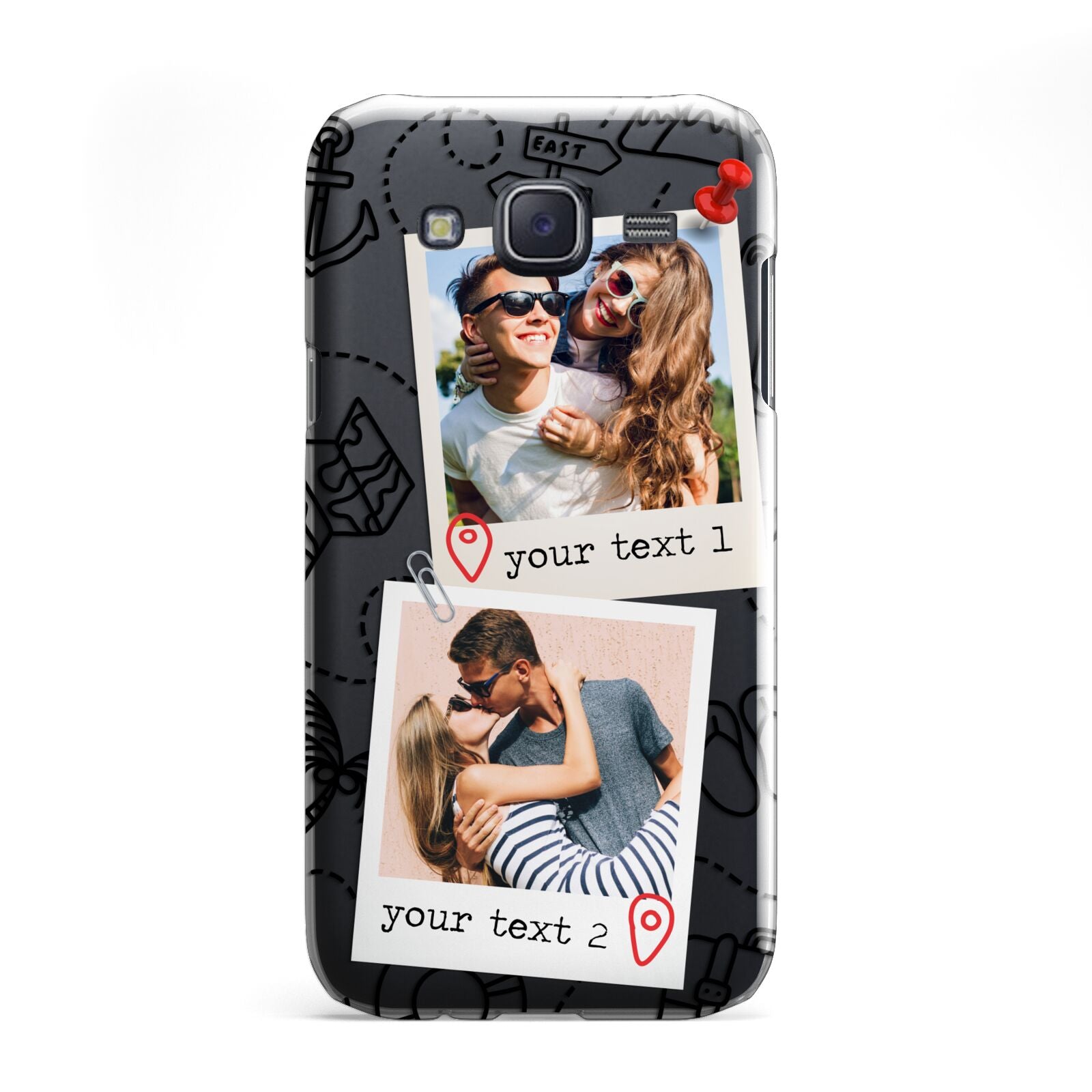 Pinboard Photo Montage Upload Samsung Galaxy J5 Case