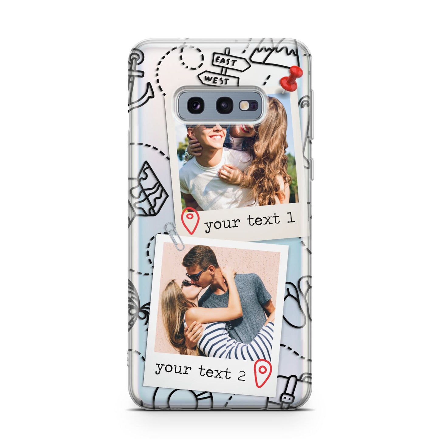 Pinboard Photo Montage Upload Samsung Galaxy S10E Case